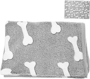 Generic Coral Fleece Blanket Warm Versatile Throw for Dogs Cats for Sofa Naps for Design