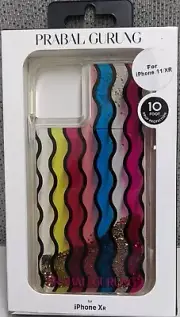 Prabal Gurung Case-Mate Rainbow Waterfall Case For iPhone 11/iPhone XR-Multi-NEW