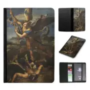 PASSPORT ITINERARY ORGANIZER|RAPHAEL - ST. MICHAEL VANQUISHING SATAN ART