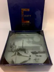 Everett Design 3-D Glass Coasters ~ Fishing Trawler ~ Set Of 4