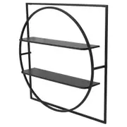 Willow & Silk 60x12cm 2-Tier Wall Hanging Indoor Home Shelf/Organiser Decor