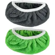2pcs Sweeping Cloth Mop Head Replacement Washable Wet Mopping Refills Pads