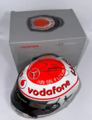 Jenson Button signed 2011 Vodafone McLaren Mercedes Helmet 1:2 Scale -Japan