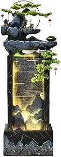 Outdoor Water Fountain Circulating Water Features Floor-Standing Fountains Fortune-attracting Feng Shui Ornaments for Living Room Home Accessories Outdoor Fountain
