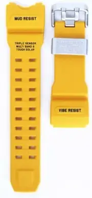 Casio G-Shock Mudmaster GWG-1000 Watch Band Strap Yellow Japan