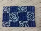 Handmade Vintage Cotton Patchwork Kantha Quilt Bedspread indigo Blanket Throw
