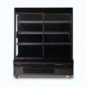 Bromic Semi Vertical Display 2 Sliding Door Fridge 1250mm - 3335645-NR-BR