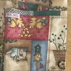 Scrub Cherokee Workwear Professionals V Neck Top Medium Animal Pattern ￼