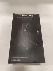 TKGOU USB Cardiod Microphone With Pop Filter And Tripod Stand for PC PS4 MAC