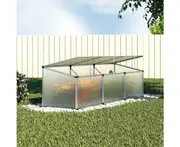 Greenfingers Greenhouse 180x50x50CM Cold Frame Plant Grow Aluminium Polycarbonate Green House