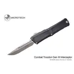 【ANGEL 精品館 】MICROTECH COMBAT TROODON III代黑鋁柄末日石洗刃1217-10APS