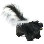 Folkmanis Skunk Hand Puppet Multi Colored Interactive Plush Toy for Kids