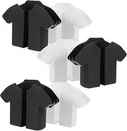 6pcs Wall Mount Phone Holder Self Adhesive Charging Stand for Mobile Phones Remote Controllers Space Saving Organizer for Office Kitchen and Bathroom Use