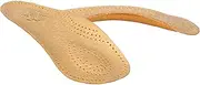Orthotic leather insoles with longitudinal and transverse arch support, Kaps Bolero