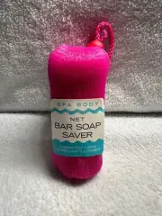Swissco Spa Body Pink Net Bar Soap Saver Rich Lather New
