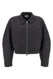 GANNI 'Heavy Terry Jersey' Bomber Jacket
