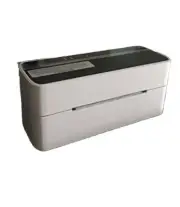 Logistics Label Printer White+Silver Dry Battery/Power Adapter Bluetooth Thermal