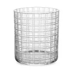 Orrefors Cut In Number Checker Vase, Medium