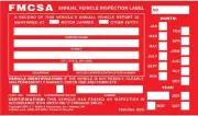 J. Keller 20-Pack, Aluminum Annual Vehicle Inspection 20-pack, Multicolor