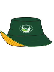 Bottle/Gold Reversible Bucket Hat COOLABAH With Emb
