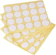 DOITOOL 300Pcs Yellow Adhesive Dots for Candle Wick Holders Double Sided Stickers for Candle Making Easy Peel Stick for Home Shop Use