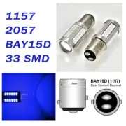 Blue Parking Light 1157 2357 3496 7528 BAY15D 33 SMD LED Bulb A1 AX (for: Volvo)