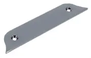 Metal Blank Gibson SG Tenon Cover/Fingerboard spacer - Chrome