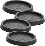 Veemoon 4pcs Non-slip Furniture Coaster Cups Rubber Couch Stoppers for Preventing Sliding Caster Pads for Chairs Bar Stools Office Furniture