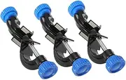 3pcs Cross Clip Accessories for Jig Cross Clamp Lab Stand Head Clamp Holder Bosshead Clamp Holder Lab Stand Clamp Stand Clamp Holder Boss Head Clamp Holder Clamp Stand Aluminum
