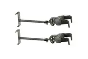 2PK Hercules Gridwall Hanger Wall Mount Auto-Grip Holder for Electric Guitar BK