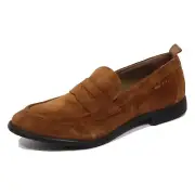 G0946 mocassino uomo ALEXANDER HOTTO light brown suede loafer men