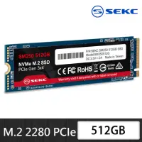 在飛比找momo購物網優惠-【SEKC】SM250 512GB NVMe M.2 228