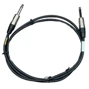 Mogami 3382 CorePlus Instrument Guitar Bass Cable 1/4” TRS Straight 5” Long