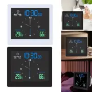 Compact Waterproof Wall Clock with Countdown and Temperature Indicator