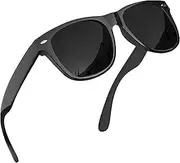 [grinderPUNCH] Polarized Super Dark Sunglasses for Men and Women Trendy Retro Sun Glasses for Driving UV Protection