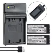 2pack Battery +Charger For NP-FC10 FC11 Cyber-shot DSC-P10 P10E P10L P10S P12