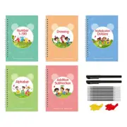 Reusable Grooved Writing Exercise Book Copybook to Improve Children's9497