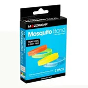Mozzigear Mosquito Band Repellent Wrist Band Camping Hiking Non-Toxic 2pk