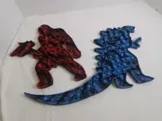 NEW 12" Tall Godzilla vs King Kong Pop it Fidget Sensory ADHD Stress Toys NEW