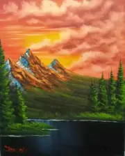 " Springtime Thaw " #2 16x20 Painted By Tanisha Railsback Signed