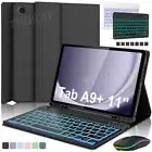 Backlit Keyboard Case Mouse For Samsung Galaxy Tab A9+/A9 Plus 11" inch Tablet