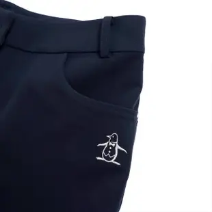 【Munsingwear】企鵝牌 女款深藍色彈性修身長褲 MLQL8801