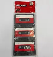 90 Minute Recording Cassette Tapes Kmart KMC SEALED Made In Hong Kong Pack of 3