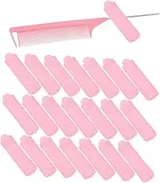 EXQUIMEUBLE 1 Set Sponge Hair Rollers Hair Effortless No Heat Curlers for Sleeping Soft and Gentle Sponge Curlers with Ponytail Comb for Easy Styling and Defined Curls