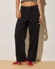 [Thrills] Thrills Women's Billie Low Jeans in Aged Black Size 10 10 Aged Black