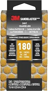 3M SandBlaster Ultra Flexible Sanding Sponge 180 grit Fine 114 x 63.5mm 20907-180-UFS