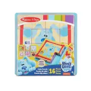 Melissa & Doug Blue's Clues & You! Wooden Cube Puzzle (16 Pieces) DAMAGED BOX