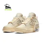 熱賣 AIR JORDAN 4 OFF-WHITE X AJ4 WMNS AJ4 OW LOW SNEAKERS 情侶款