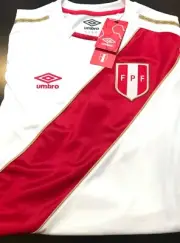 Umbro Peru Soccer Football Jersey Camiseta Mundial World Cup 2018