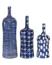 Peyton Lane Set of 3 Stoneware Vases